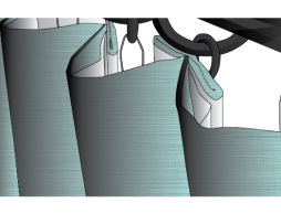 Sunbrella Dupione Inverted Box Pleat Curtains and Drapes