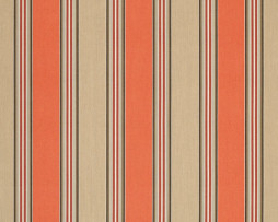 Sunbrella Canvas Passage Poppy Stripe 56071-0000 outdoor fabric for outdoor drapes and outdoor curtains
