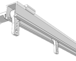 Wall Mount Ceiiling Track For Indoor and Outdoor drapes.