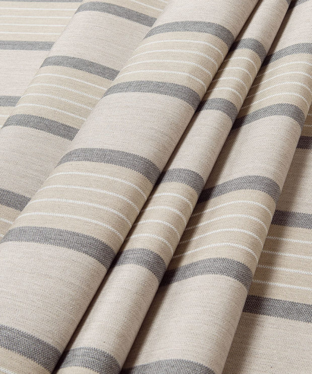 Sunbrella Stripe 58036-0000 Cove Pebble