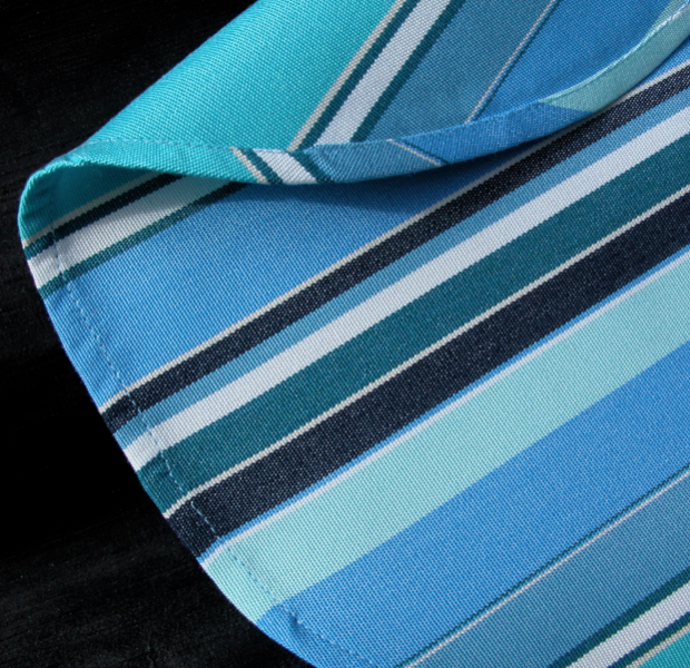 Sunbrella Canvas Stripe Tablecloth